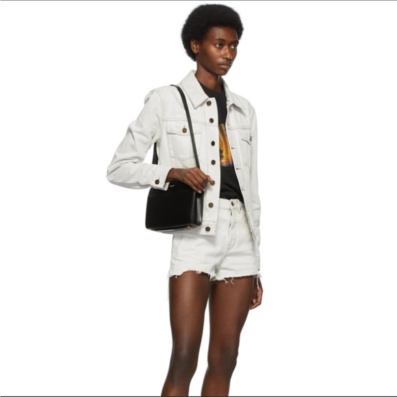 REVERSED satchel in Black Saint Laurent (YSL) with box/receipts - Picture 2 of 16